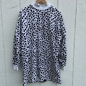 Lazy Oaf Polka Dot Sweatshirt Dress